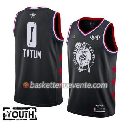 Maillot Basket Boston Celtics Jayson Tatum 0 2019 All-Star Jordan Brand Noir Swingman - Enfant